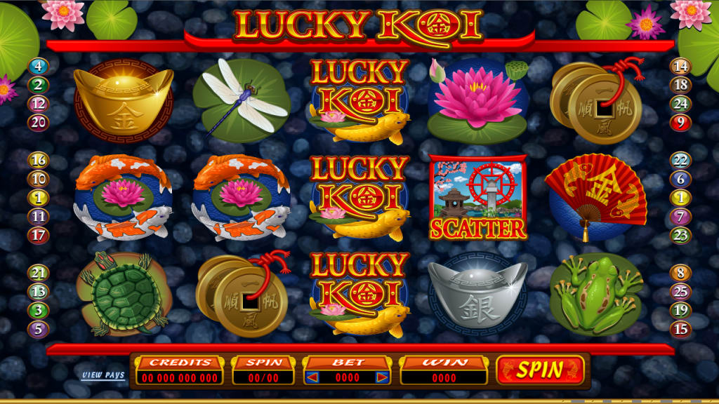 Simbol dan Pembayaran Lucky Koi winnipeg